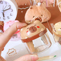 Portable Mini Manual Pencil Sharpener Cartoon Cute Capybara Pencil Sharpener Office School Supplies Student Stationery Gifts