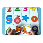 Baby Puzzle Toys for Children Animals Fruit Truck Graph Card Matching Games Montessori Toys for Kids 1 2 3 Years Old Boys Girls