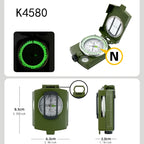 New Outdoor Compass Hiking Survival Compass with Clinometer,Waterproof Durable and Pocket-Sized Good for Camping Hunting Hiking