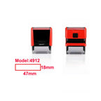 Custom Rectangular Office 1-4 Lines Self-Inking Personalized Stamp Create Your Own Stamp With Your Image, Text, Logo, Drawing