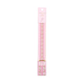Blooming Heirloom Floral 12 Inch Ruler With Strawberry Macaroon Print For School Office Precise Measuring