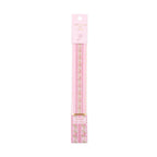 Blooming Heirloom Floral 12 Inch Ruler With Strawberry Macaroon Print For School Office Precise Measuring