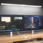 Single Double Triple Head LED Clip Desk Lamp Dimmable USB Eye-Caring Architect Table Lamp Computer Monitor Light for Office Home