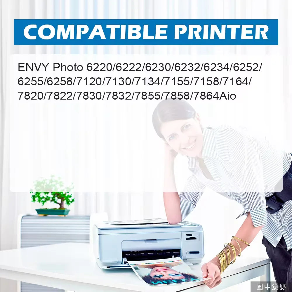 Reprinpic 664XL Ink Cartridge Compatible For HP 664 HP664 Deskjet 1115 2135 2675 3635 3775 4536 4538 5075 5275 Printer