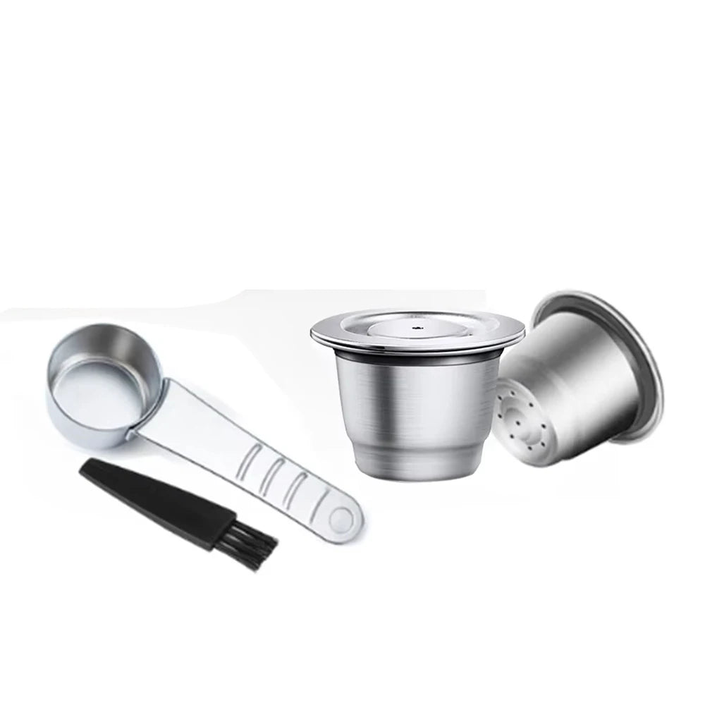 Coffee capsule reusable pods for Nespresso stainless steel coffee filter Espresso Crema pod manufacturer's new upgrade