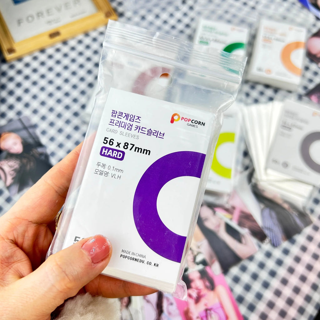 50-500Pcs Premium HD Transparent Kpop Idol Card Protective Sleeve Album Photo Waterproof Protector Game Card Holder