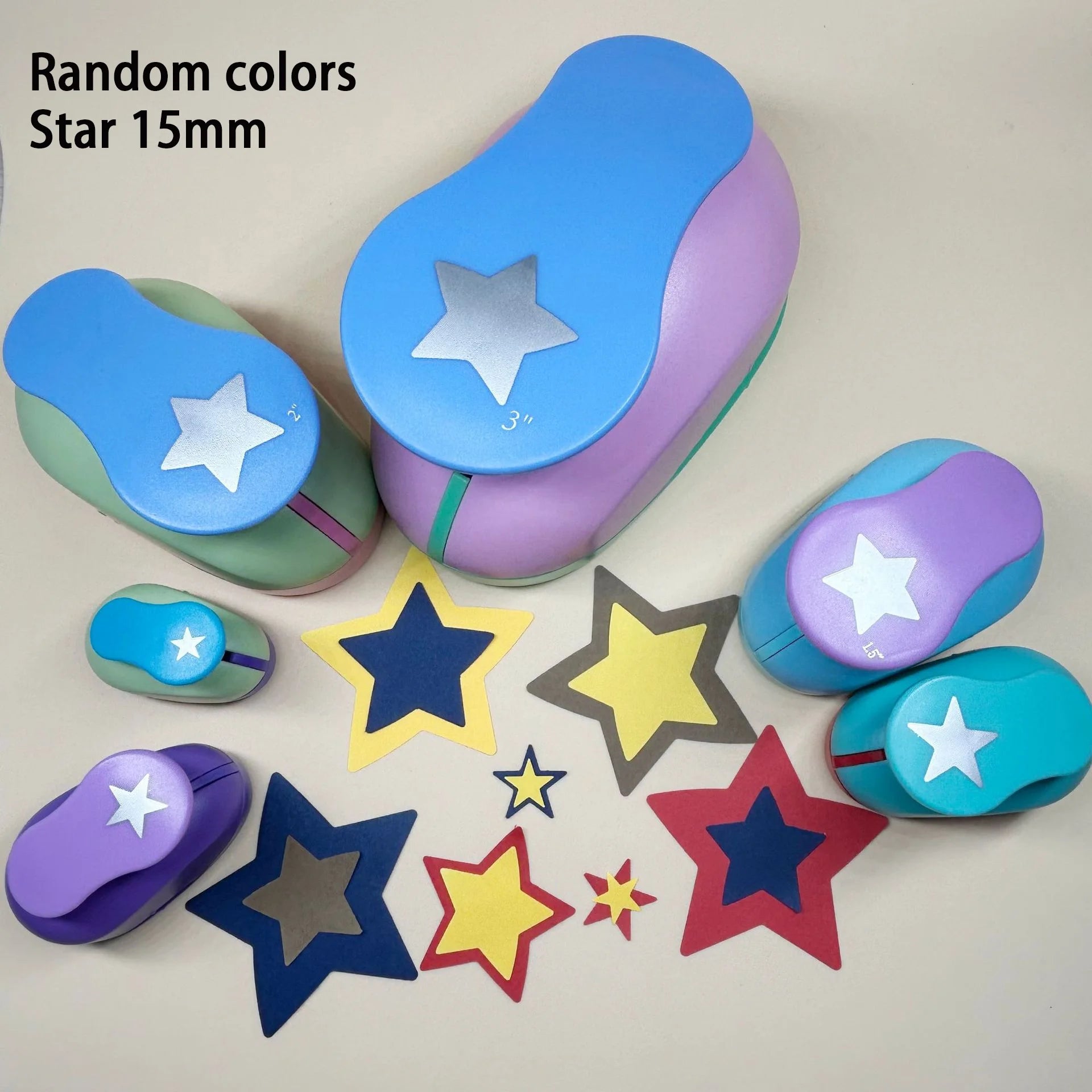 1pcs Round Heart Star Hole Punch Paper Craft Punch Scrapbooking Card Making Journal Photo Album Office Supplies