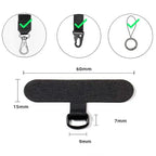 10/5/1Pcs Universal Tpu Mobile Phone Anti-lost Lanyard Card Gasket Nylon Detachable Phone Hanging PLR Strap Patch Tether Pad