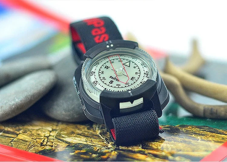 Waterproof Outdoor Compass Professional 60M /197Ft Diving Compass Navigator Digital Watch Scuba Compass For Swimming Diving