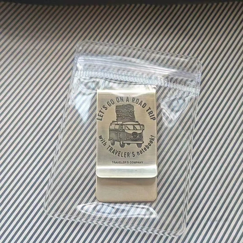 Travelling Print Brass Paper Clips Journal Notebook Decoration Cute Shot Props DIY Planner Stationary Reciepts Binder Clips