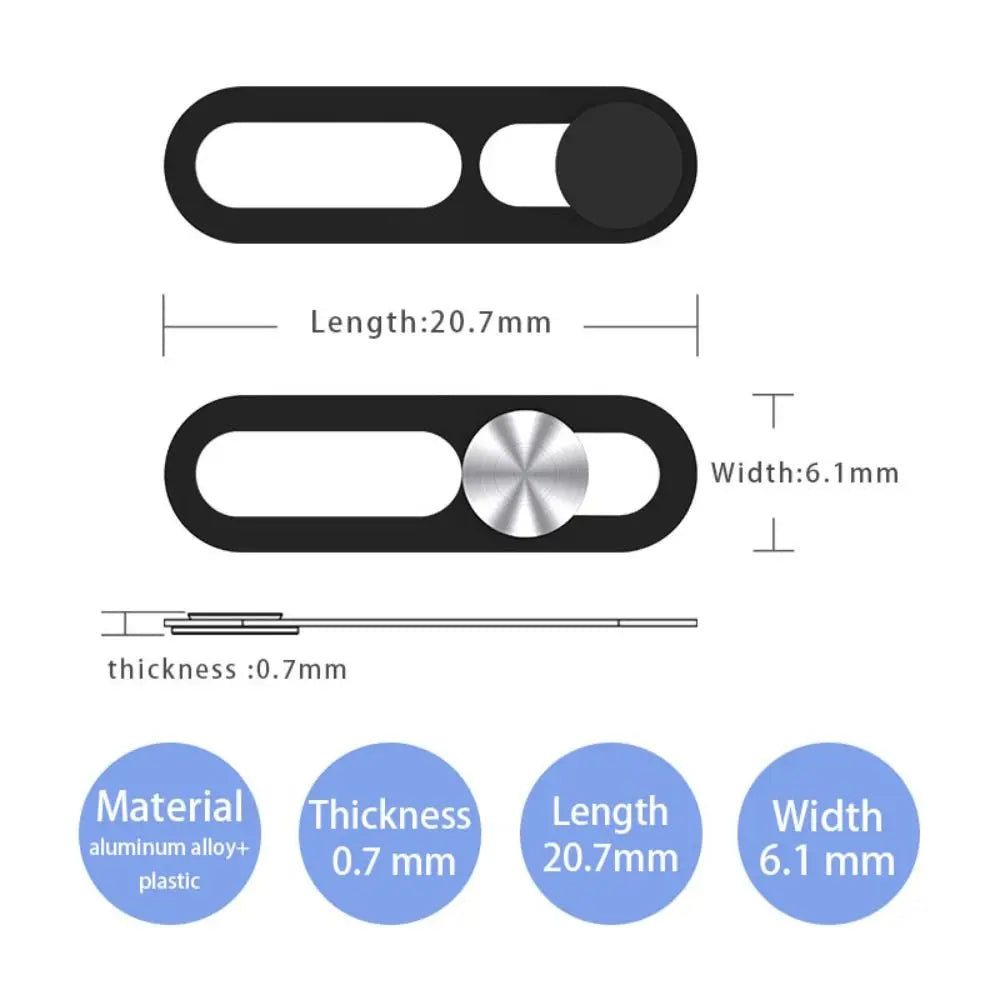 3Pcs Metal Webcam Cover for iPhone 14 14 Plus Privacy Slider Front Camera Len Cap for iPhone 14 Pro 14 Pro Max Phone Len Sticker