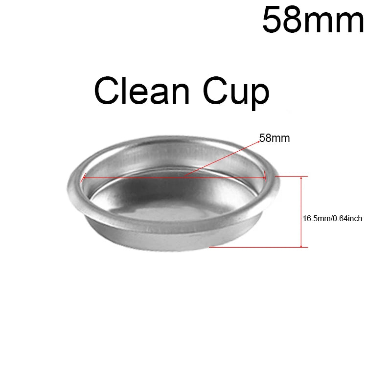 1Pcs 51mm 58mm 1 cup 2 cup 4 cup filter Replacement Filter Basket for Coffee Bottomless Portafilter