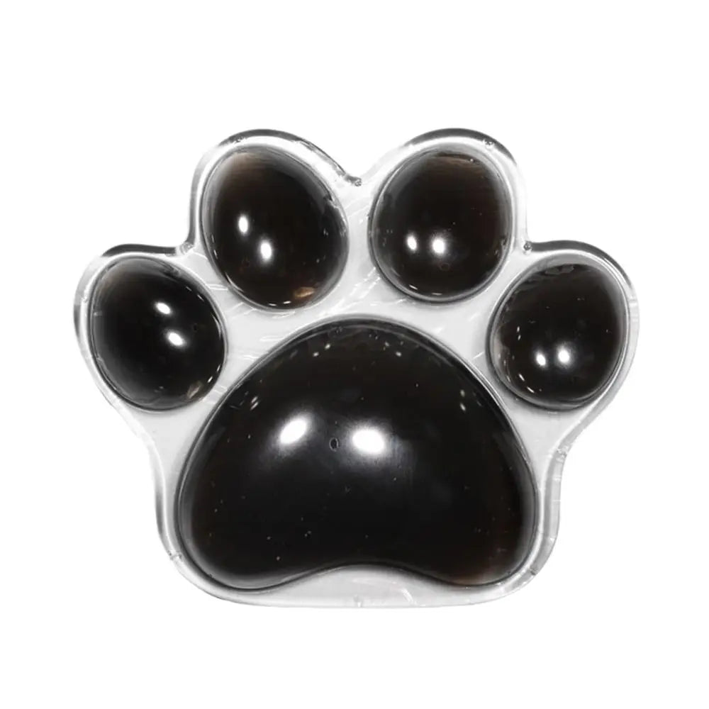 Transparent Cute Cat's Paw Shaped Mouse Pad Wrist Guard Non Slip Protection Hand Support Desktop Laptop Mouse Pad Wrist Rest