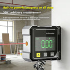 4-Side Magnetic Digital Angle Gauge With Laser Electronic Protractor Horizontometer Inclinometer Angle Ruler Slope Measuring