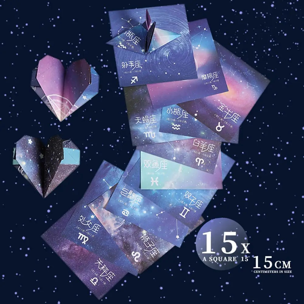 DIY Fold Craft Handmade Origami Art Star Paper Paper Folding Manual Material