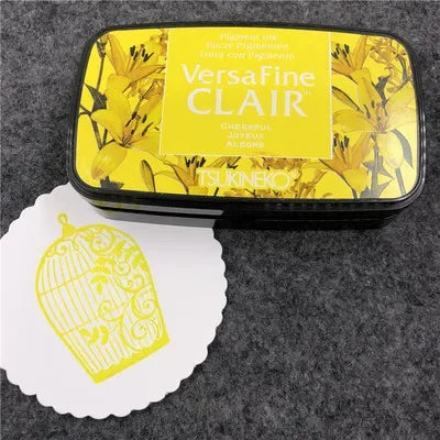 Quick Dry Detail Ink Pad DIY Making Greeting Cards Smearing Stamps Tsukineko VersaFine CLAIR