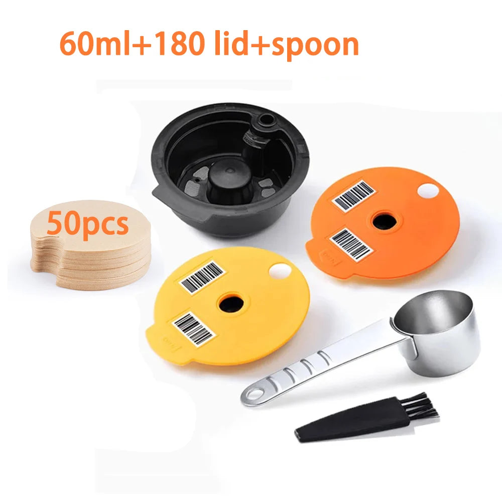iCafilas For BOSCH-s Machine Tassimo Reusable Pods Coffee Capsule Filters Capsule Cup Silicone Lid Bean Pod Manufacturer