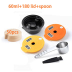 iCafilas For BOSCH-s Machine Tassimo Reusable Pods Coffee Capsule Filters Capsule Cup Silicone Lid Bean Pod Manufacturer