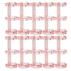 Loose Leaf Binders 5 Colors 3-hole Book Rings Translucent Binding Spines Combs Snap Split for DIY Diary Scrapbook School Supply