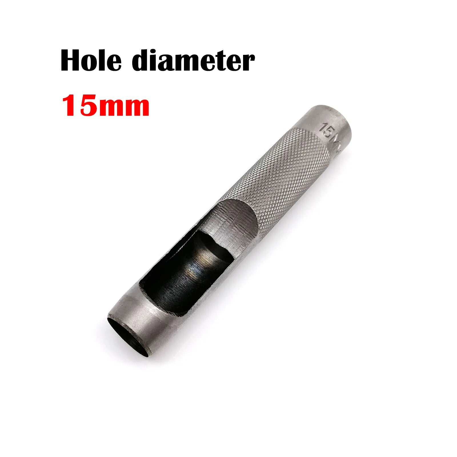 High Quality Steel 1mm 2mm 3mm 4mm 5mm 6mm 8mm to 20mm Round Hole Punch Tool Hollow Cutter for Leather Craft Belt Bag Clothing