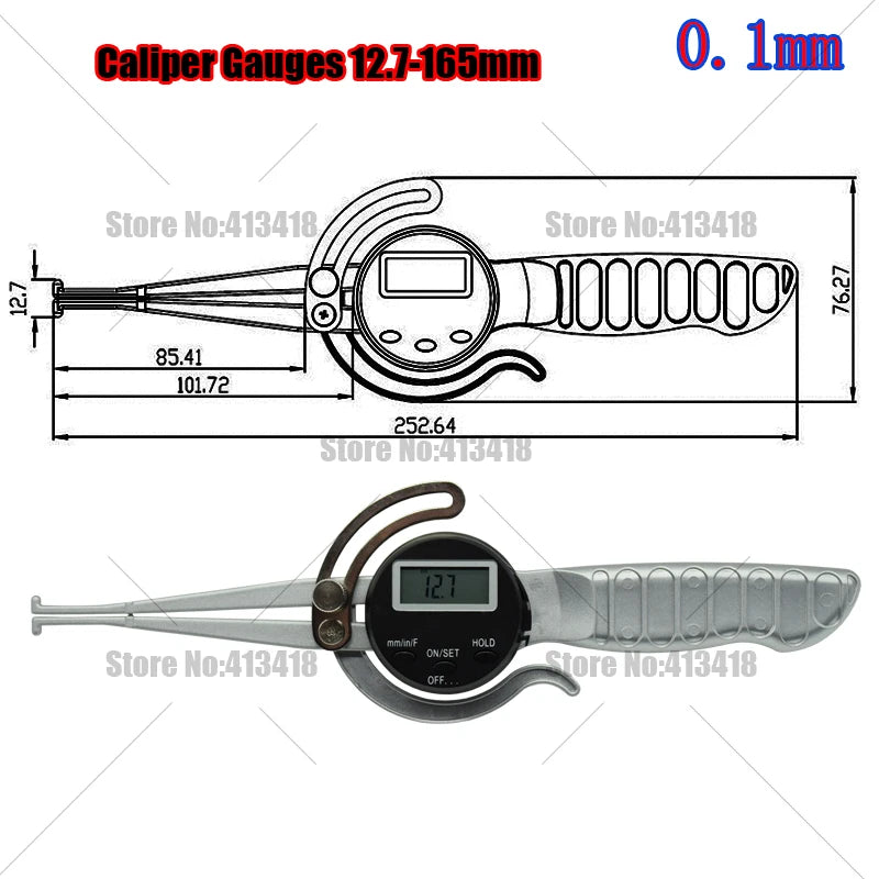 0-6inch 0-8inch External digital caliper 0-150mm. Outside caliper. Caliper gauge sheet Thickness Gauge Power 0.5-8.5Inch