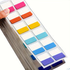 120pcs Quick And Suitable for Page Markers, Reusable Writable Plastic Index Tabs with Numbered/Alpha-Beta for Binder Dividers