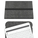 Felt Wireless Keyboard Storage Bag Dustproof Anti Shock Carrying Case Lightweight Portable for Logitech K380 K480 K580 K780