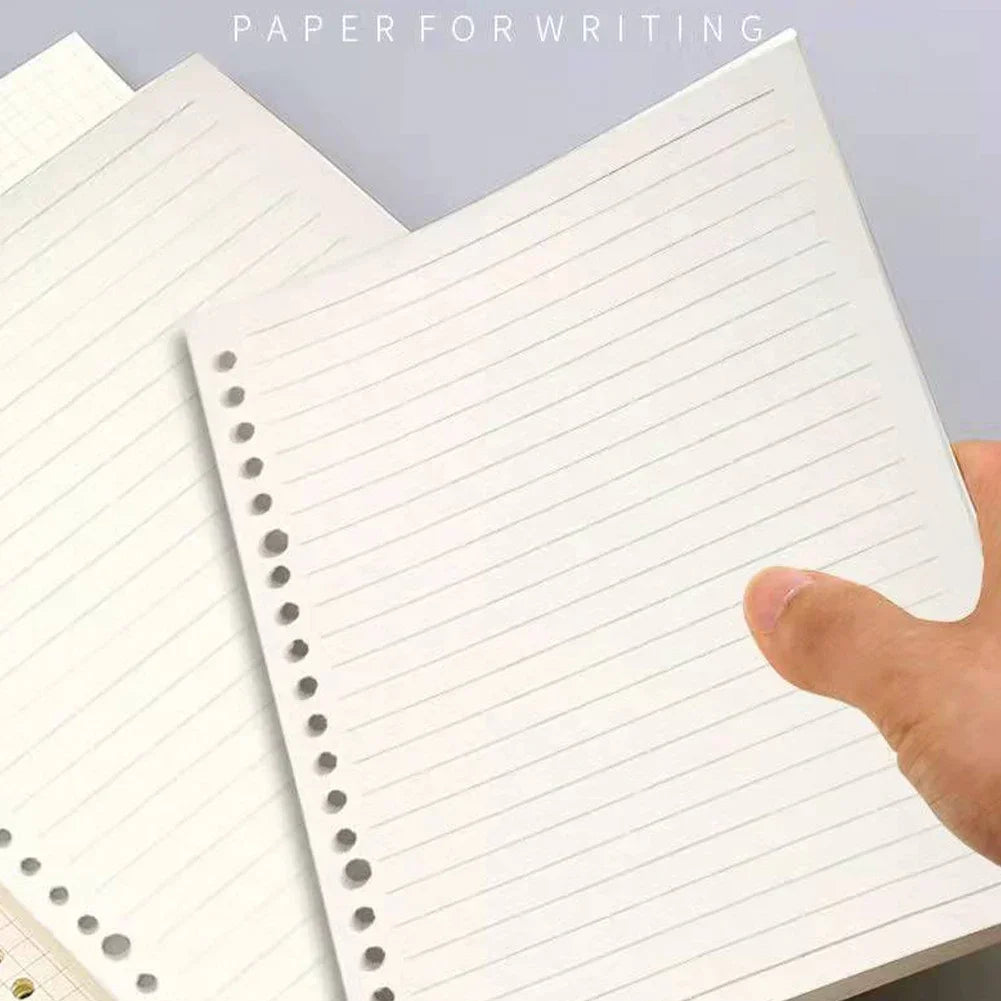 60 Sheets A4 A5 B5 Refill Spiral Binder Inner Page Notebook Loose Leaf Weekly Monthly To Do Line Grid Inside Paper Stationery