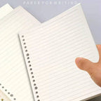 60 Sheets A4 A5 B5 Refill Spiral Binder Inner Page Notebook Loose Leaf Weekly Monthly To Do Line Grid Inside Paper Stationery