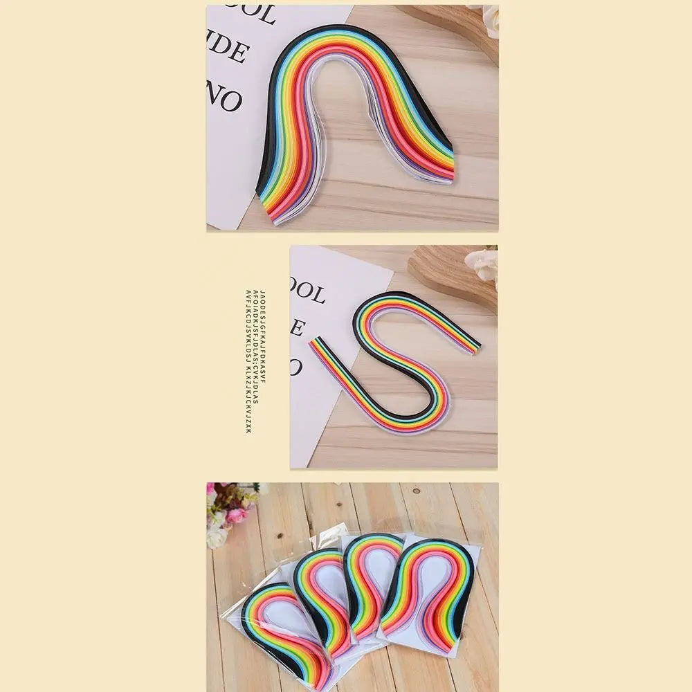 180Ocs Creative 3/5/7/10mm Quilling Paper 36Colors DIY Flower Gift Paper Handmade Origami Quilling Tools