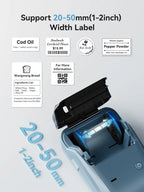 Niimbot 200dpiB21 300dpi B21PRO Label Maker Tag Price Portable Thermal Label Printer with White Photo Labels for Bakery/Business