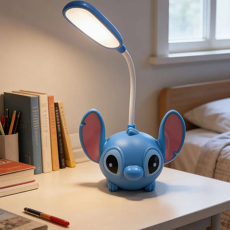 !!Night Light, Anime Cartoon Desk Lamp, Foldable Pencil Sharpener, Eye Protection Desk Lamp, USB Charging, Kids Christmas Gift
