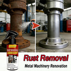 Large Capacity Powerful Car Rust Remover Spray - Exhaust/Wheel Care, Metal Powder Remover.