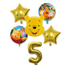 Winnie The Pooh Birthday Party Decoration Plates Napkins Table Cover Balloons Banner Baby Shower Serves 10 Guests Baby Shower