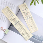 1/3Pcs Simple15cm 18cm 20cm Transparent Simple Ruler Square Ruler Cute Stationery Drawing Supplies