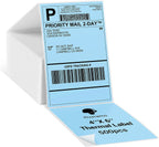 500 Pcs Thermal Shipping Waybill Label Stickers 4x6 A6 For Phomemo Pm-241bt D520bt 246s Portable Labeler Printer Mailing
