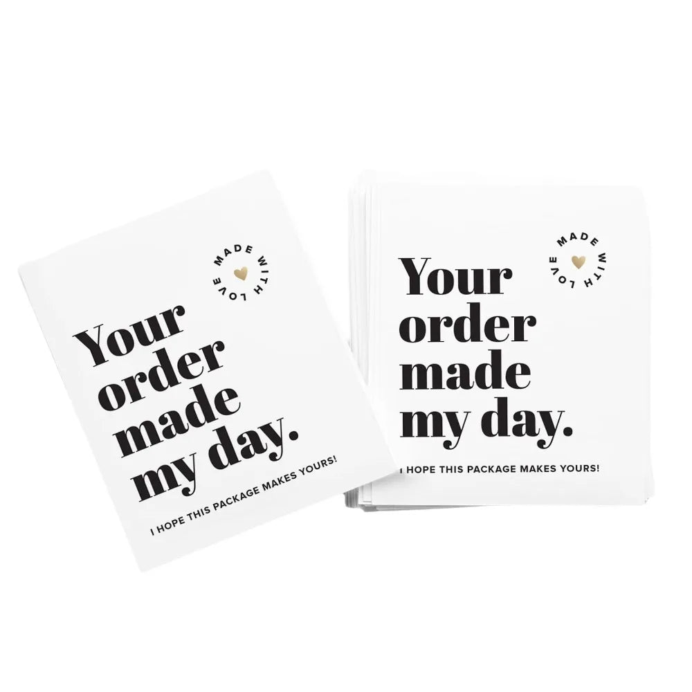 50 Pcs Thank You For Supporting My Small Business Reflective Laser Appreciate Cards Greeting Postcard For Online Retail Shopping