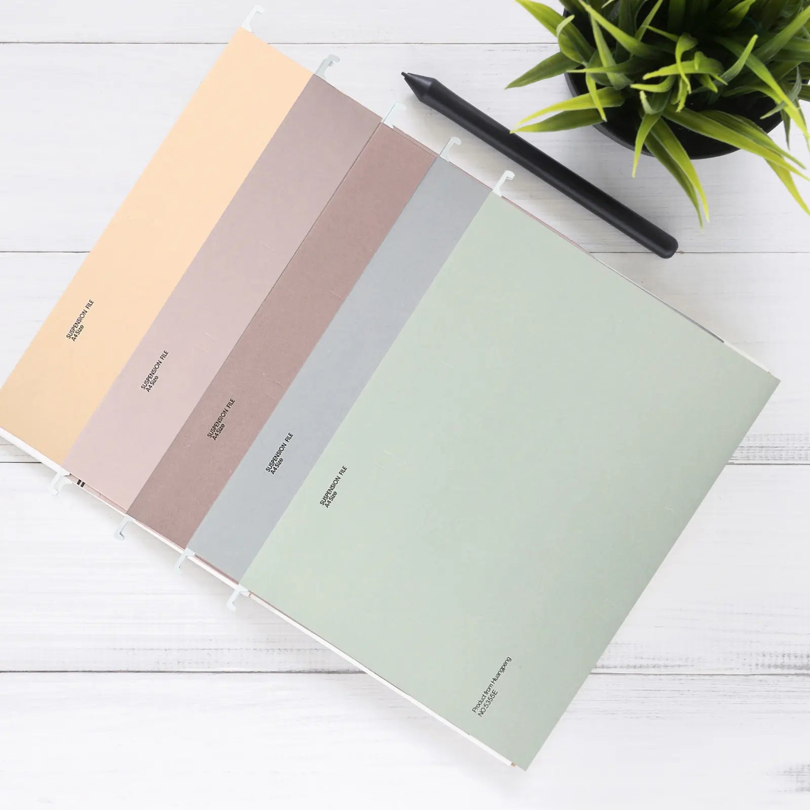 5Pcs Hanging File Folders Stable Portable Paper Iron Office Document Organizer Receipts Bills Holder Efficient Storage Solution
