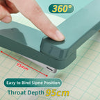 24/6 Durable Swivel Stapler Manual Office Stapling Machine Paper Binding Tool for Business And School Supplies