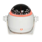 For Boat Yacht Car Waterproof Navigation Compass With Electronic LED Light White/Black Marine Sea Pivoting Marine Compass