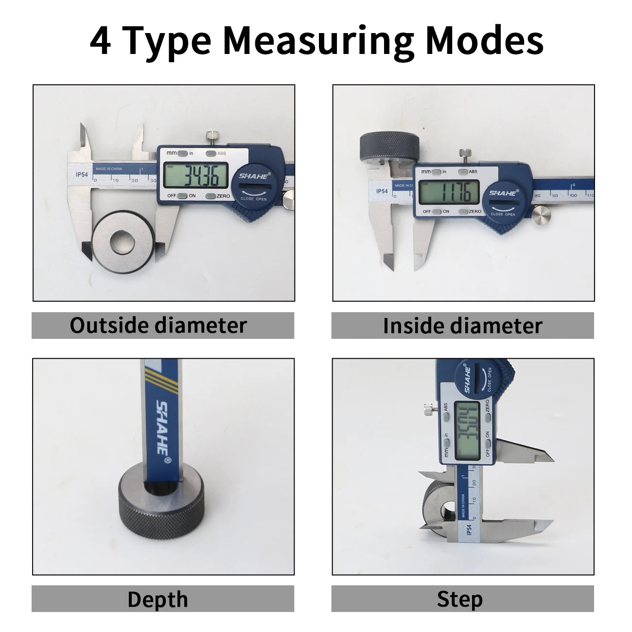 SHAHE IP54 Digital Caliper Electronic Caliper Ruler Digital Vernier Caliper Digital Caliper Stainless Steel Calipers