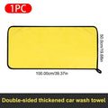 Car Microfiber Cleaning Towels Thicken Double Layer Soft Drying Cloth Towel Car Care Detailing Towel Wash Rags
