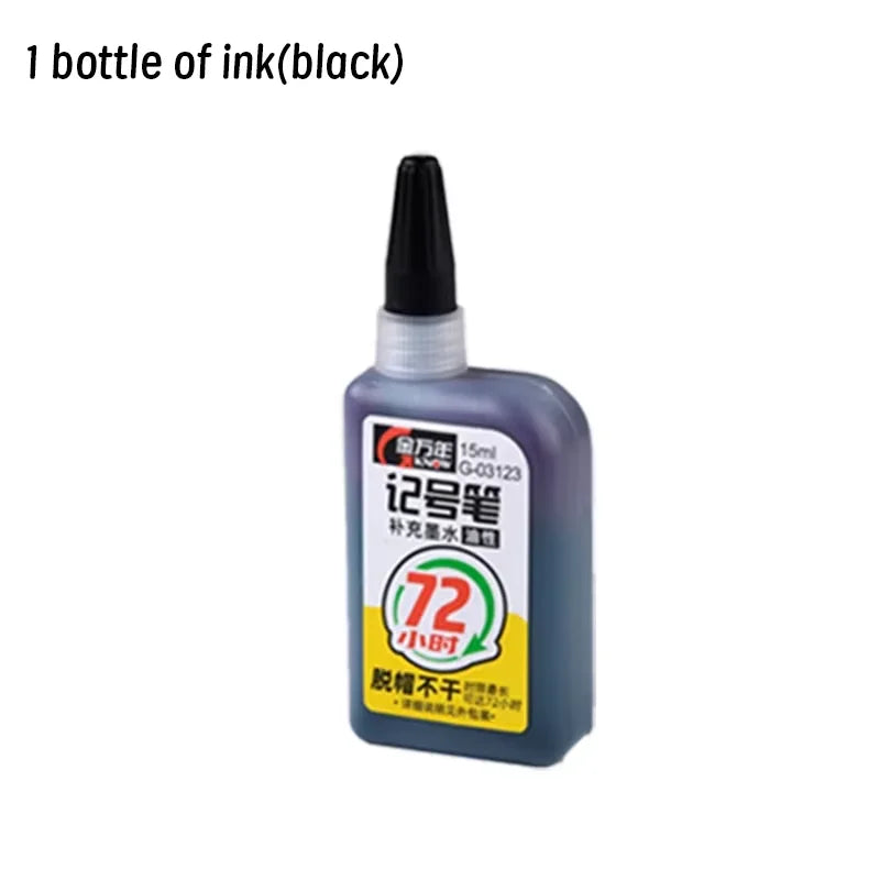 Lot 45mm Waterproof Long Head Nib Deep Hole Markers Pen Tile Carpenter Pen Multi-purpose for Woodworking Black/Blue/Red Ink
