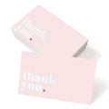 50pcs Thank You Card Small Business for  Wedding Party Baby Shower Card,Thank You Notes Thanksgiving ,Graduation Party 2025
