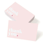 50pcs Thank You Card Small Business for  Wedding Party Baby Shower Card,Thank You Notes Thanksgiving ,Graduation Party 2025