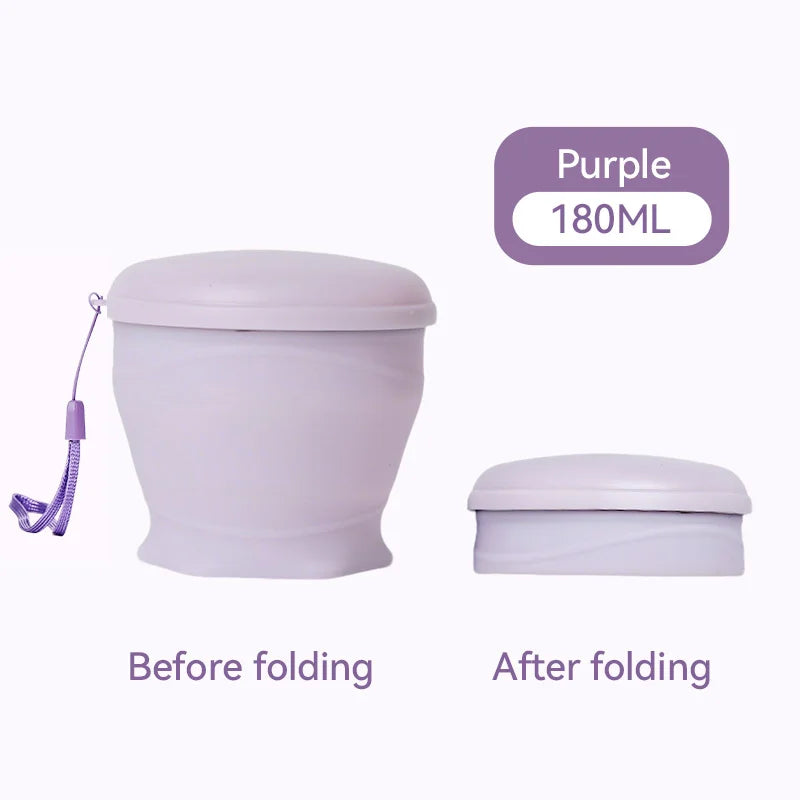 Collapsible Silicone Water Cup – Portable, Leak-Proof & BPA-Free for Travel, Hiking, Camping, Gym, Office