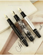 Creative for MAJOHN P136 P137 P138 P139 No.6 Solf Flex Nib Grip Section Fountain Pen Copperplate ES ER Round Body Point Nib