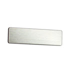 10pcs Brushed gold plate Laser Engraving Metal Name Badge Gold Silver Color Mirror Brushed Stainless Steel Badge Blank Material