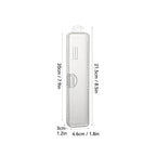 Portable Transparent Tableware Box Travel Flatware Storage Box With Flip Cover Dustproof Chopsticks Forks Spoon Cutlery Case