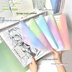 A4 PP File Bag, 3-hole D-ring Binder, Waterproof, Suitable for School, Office, Conference Supplies, Storage and Organization.